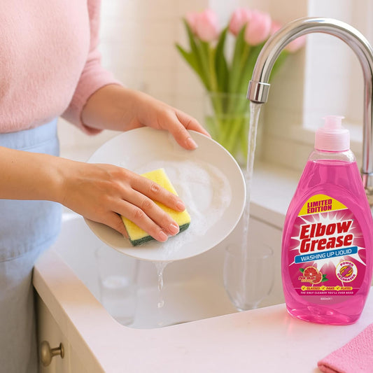 Elbow Grease Washing Up Liquid, Pink Blush 600ml