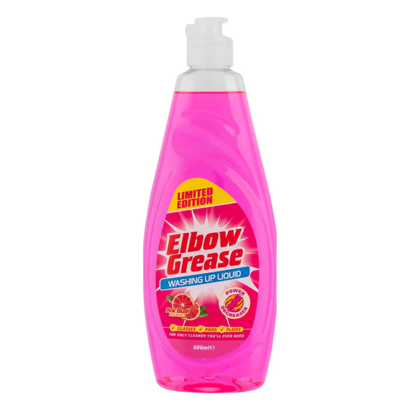 Elbow Grease Washing Up Liquid, Pink Blush 600ml