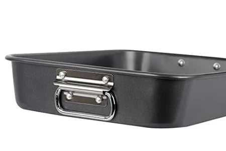 Deep Roasting Tin with Rack – Non-Stick Oven Roasting Pan for Chicken, Meat & Vegetables
