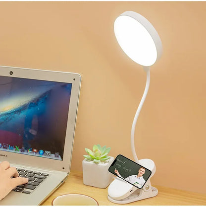 Clip-On LED Table Lamp | Study Lamp with 3 Modes