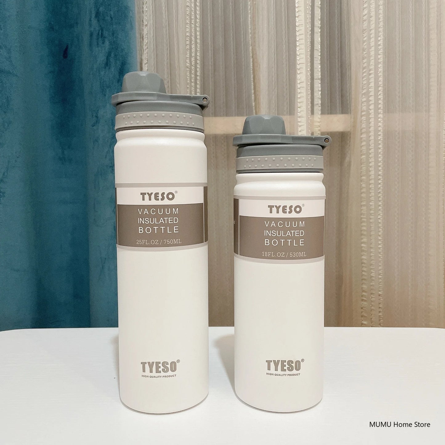 TYESO Stainless Steel Vaccum Flask Thermos | Travel Mug