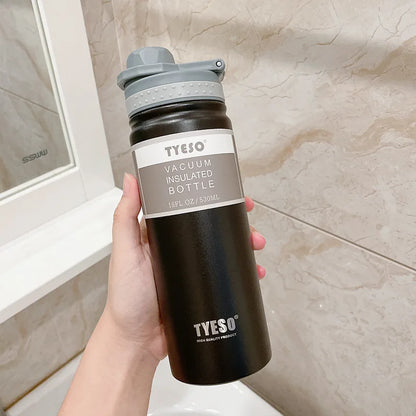 TYESO Stainless Steel Vaccum Flask Thermos | Travel Mug