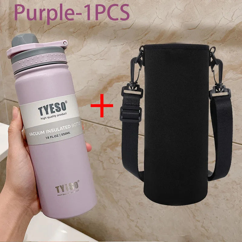 TYESO Stainless Steel Vaccum Flask Thermos | Travel Mug