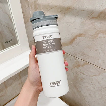 TYESO Stainless Steel Vaccum Flask Thermos | Travel Mug