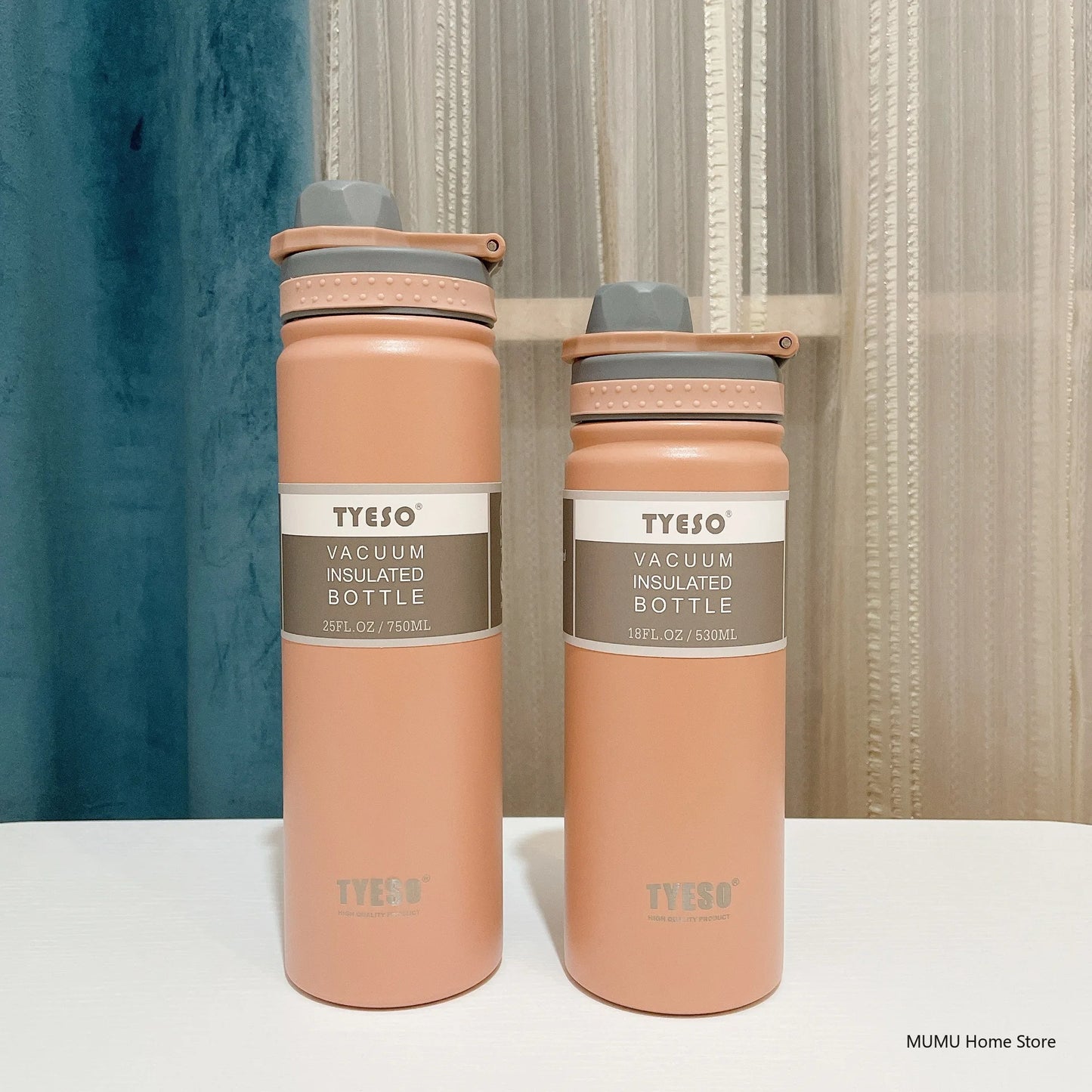 TYESO Stainless Steel Vaccum Flask Thermos | Travel Mug