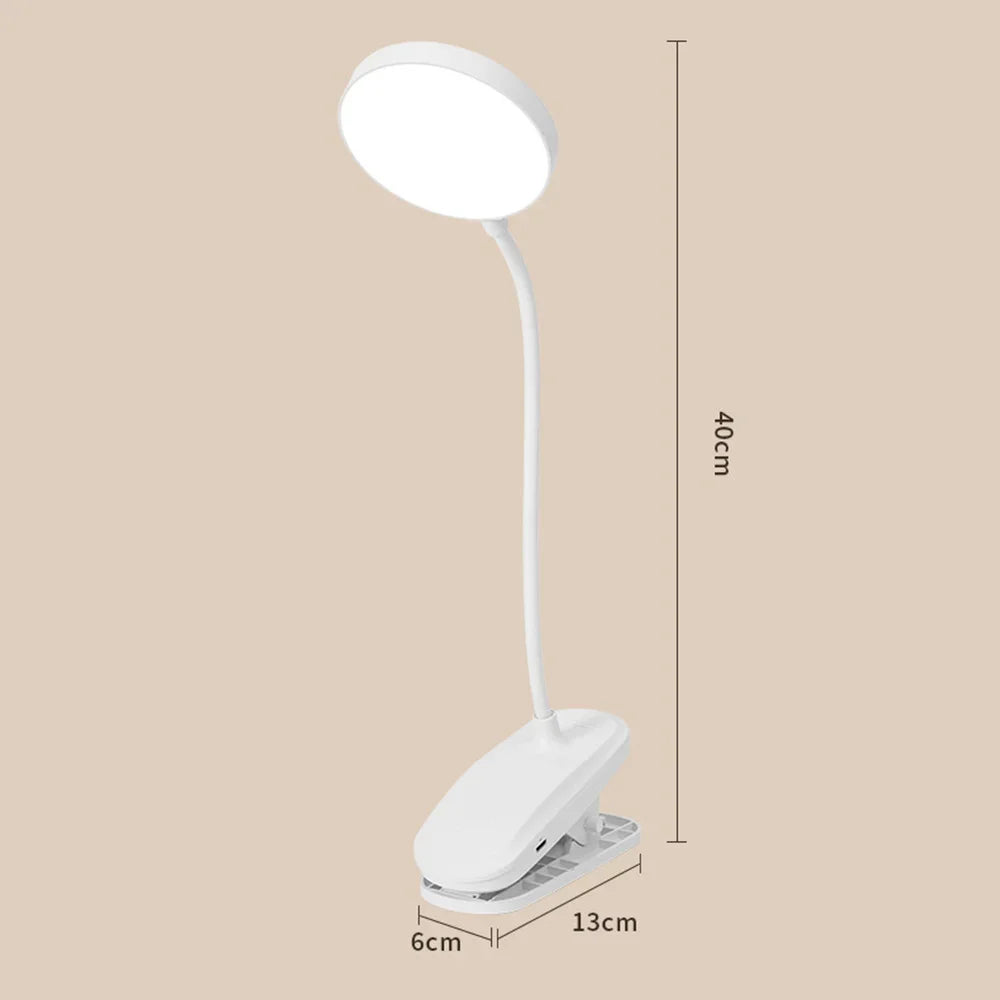 Clip-On LED Table Lamp | Study Lamp with 3 Modes