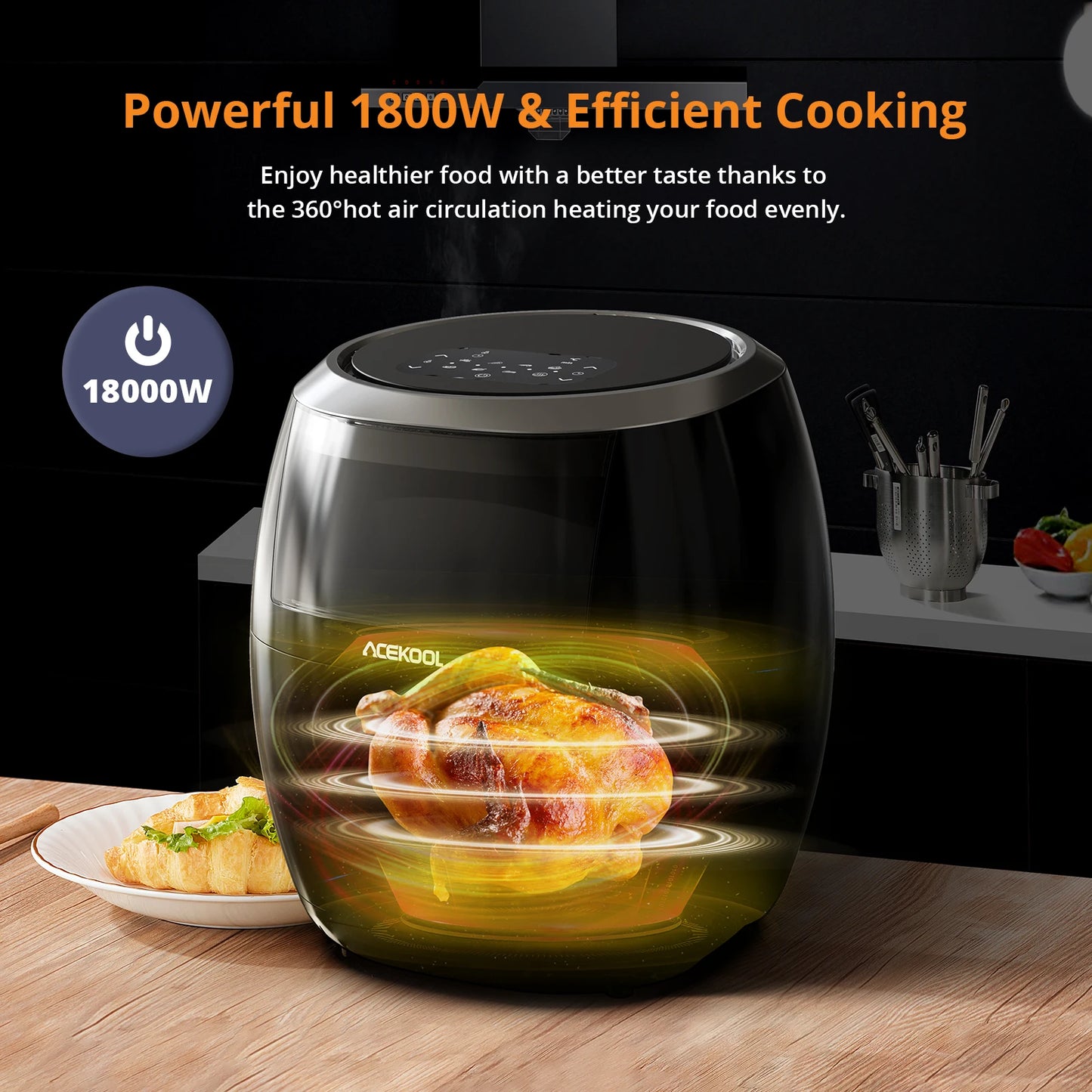 Acekool™ Airfryer with Digital Display