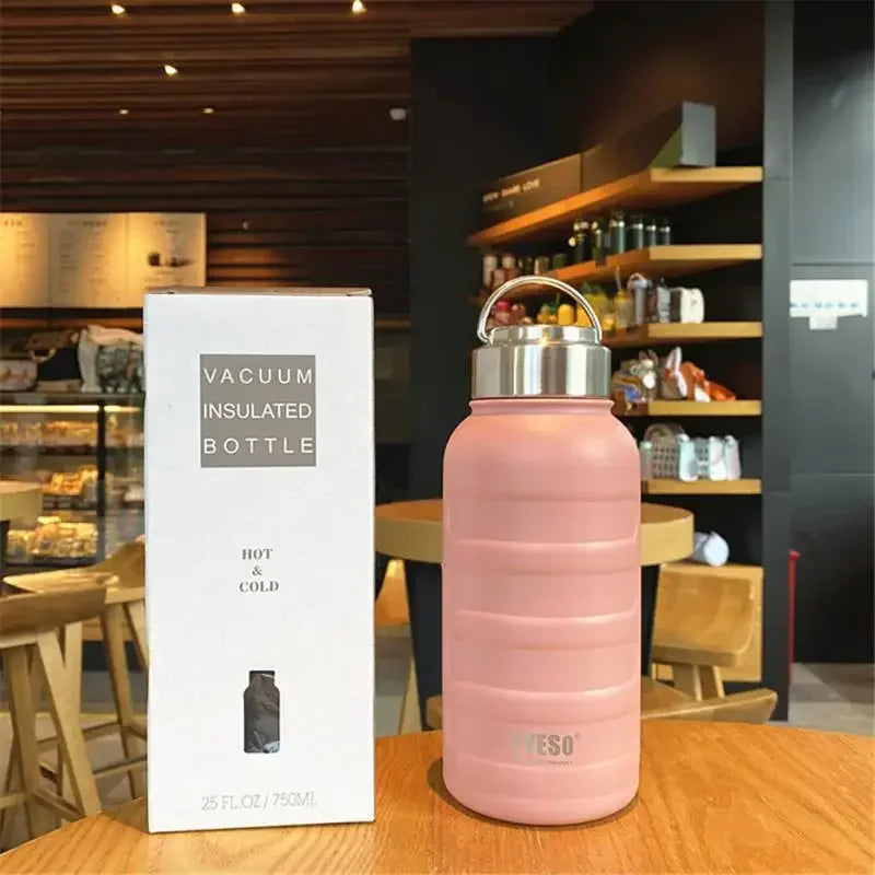 TYESO Large Capacity Stainless Steel Thermal Bottles