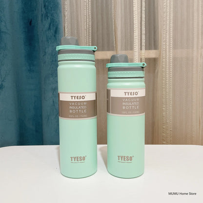 TYESO Stainless Steel Vaccum Flask Thermos | Travel Mug