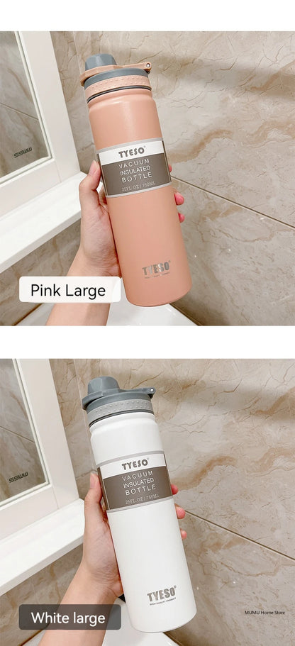 TYESO Stainless Steel Vaccum Flask Thermos | Travel Mug