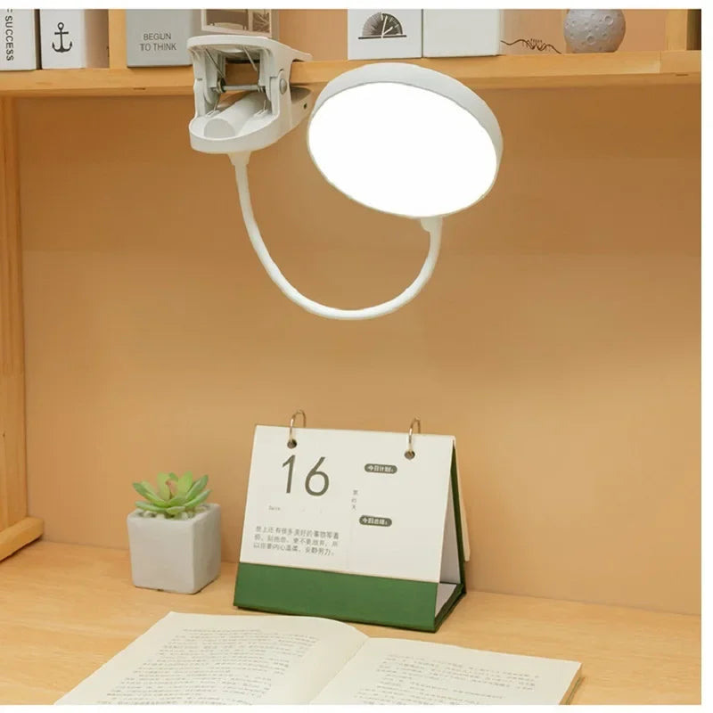 Clip-On LED Table Lamp | Study Lamp with 3 Modes