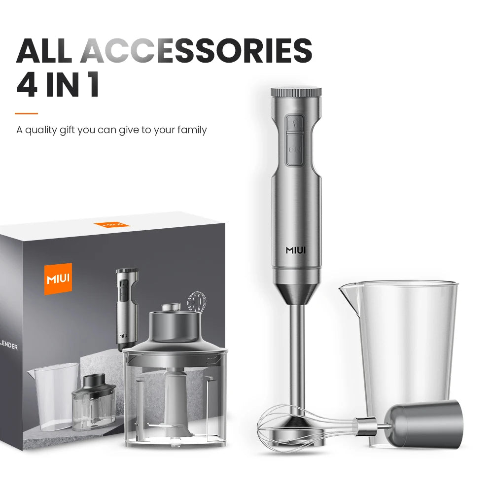 MIUI 1000W 4-in-1 Hand Immersion Blender