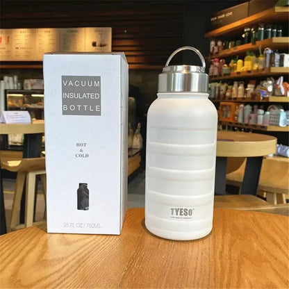 TYESO Large Capacity Stainless Steel Thermal Bottles