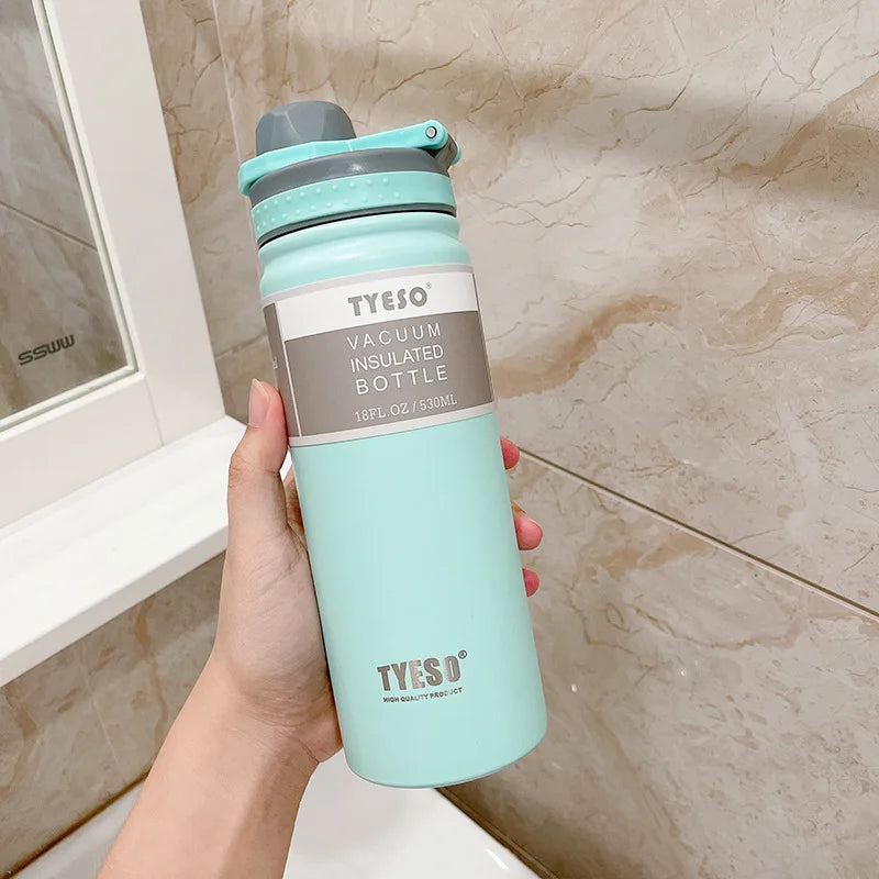 TYESO Stainless Steel Vaccum Flask Thermos | Travel Mug