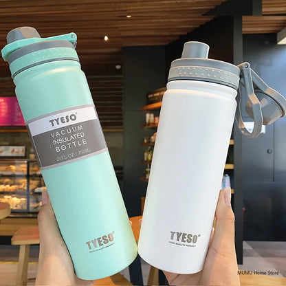 TYESO Stainless Steel Vaccum Flask Thermos | Travel Mug