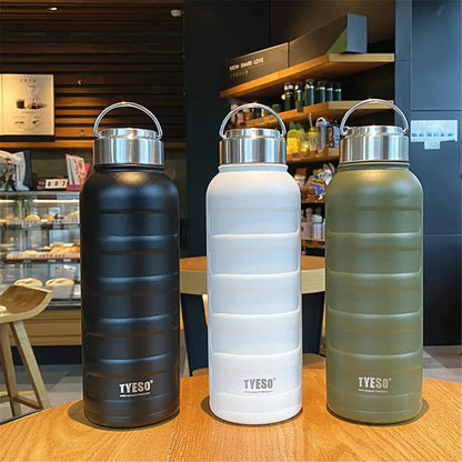 TYESO Large Capacity Stainless Steel Thermal Bottles