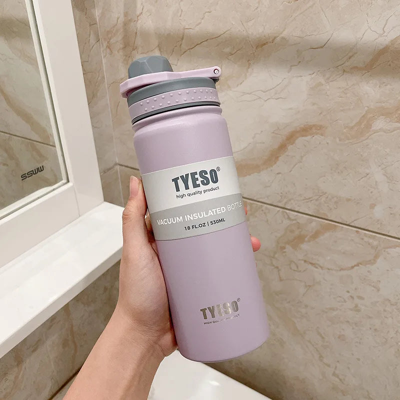 TYESO Stainless Steel Vaccum Flask Thermos | Travel Mug