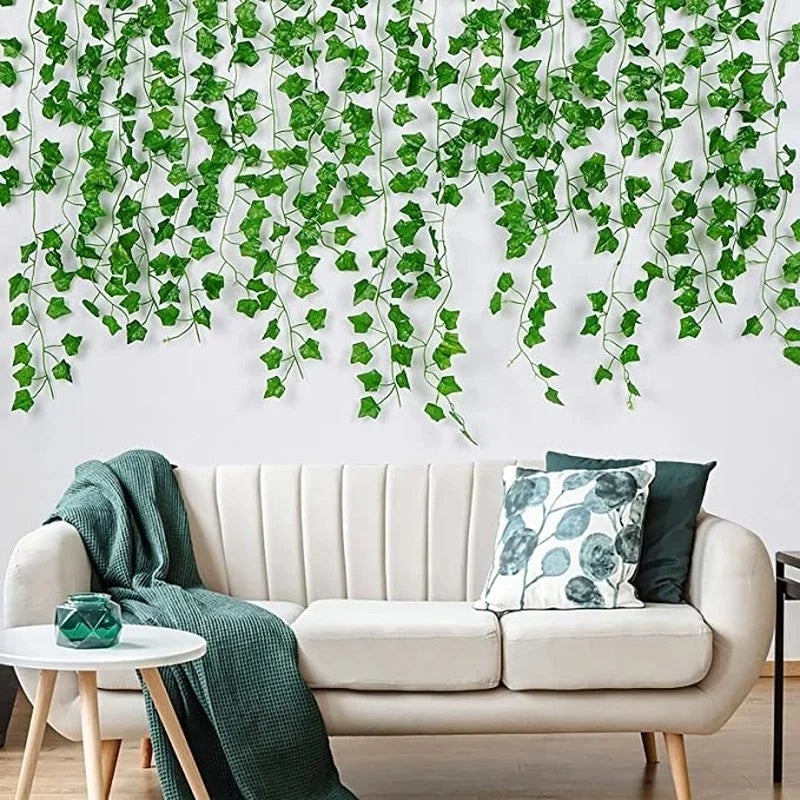 Artificial Ivy Garland | Fake Vines | Home & Wedding Decor | 6pcs