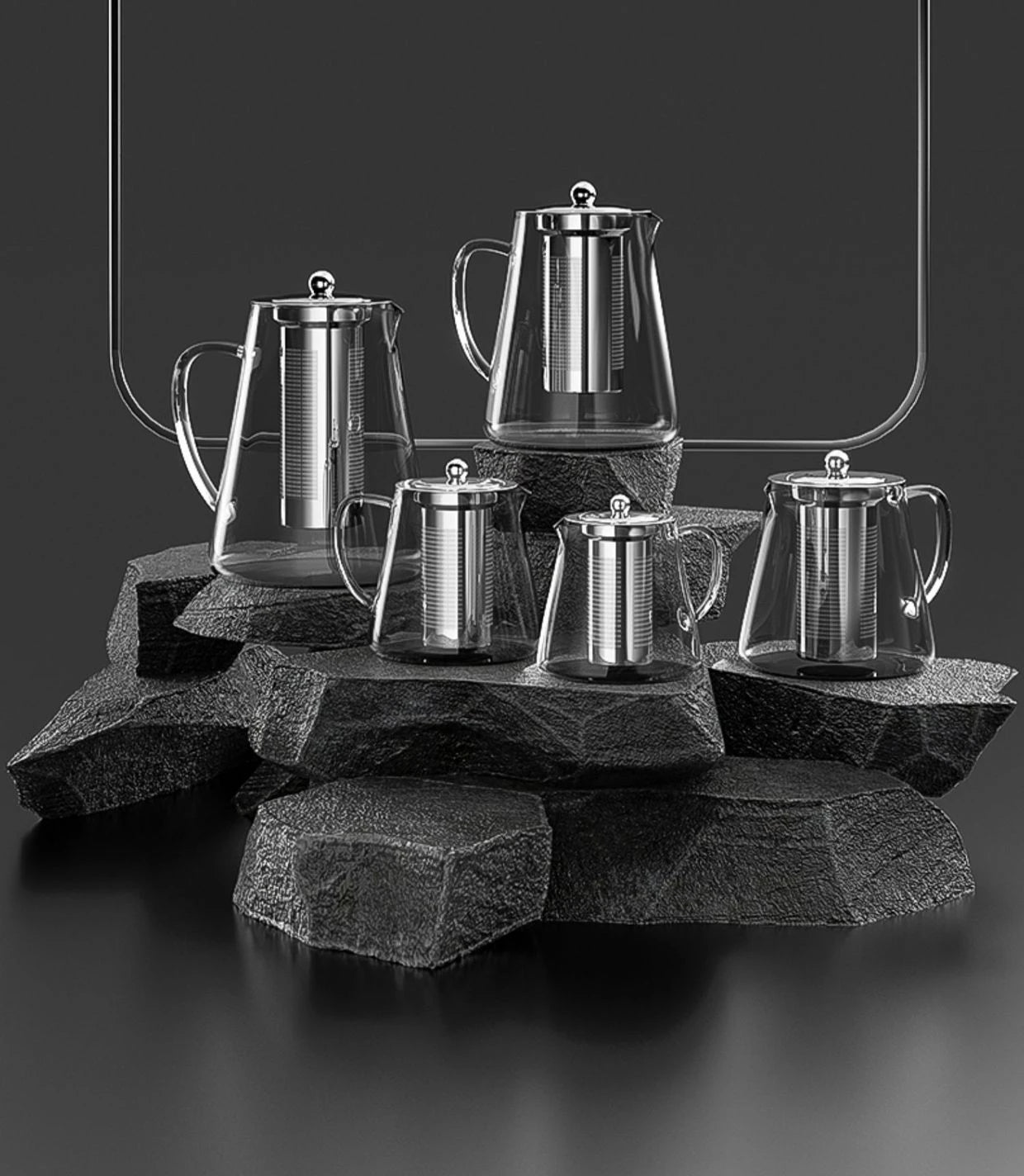 Glass Teapot with Stainless Steel Infuser | Heat Resistant