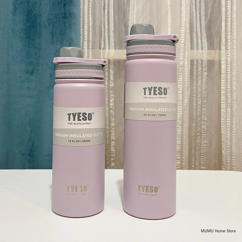 TYESO Stainless Steel Vaccum Flask Thermos | Travel Mug