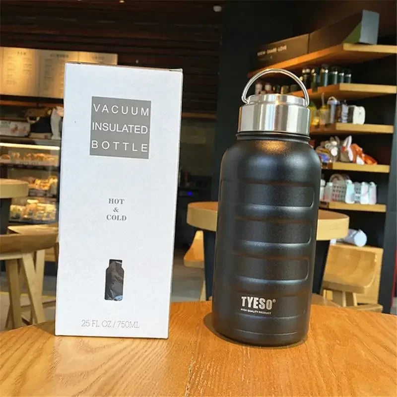 TYESO Large Capacity Stainless Steel Thermal Bottles