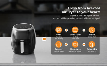 Acekool™ Airfryer with Digital Display