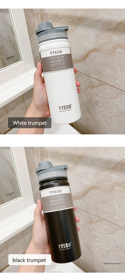 TYESO Stainless Steel Vaccum Flask Thermos | Travel Mug