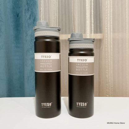 TYESO Stainless Steel Vaccum Flask Thermos | Travel Mug