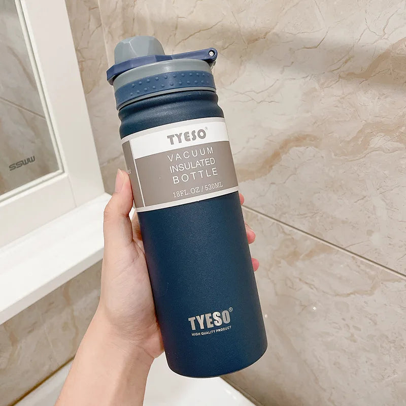 TYESO Stainless Steel Vaccum Flask Thermos | Travel Mug