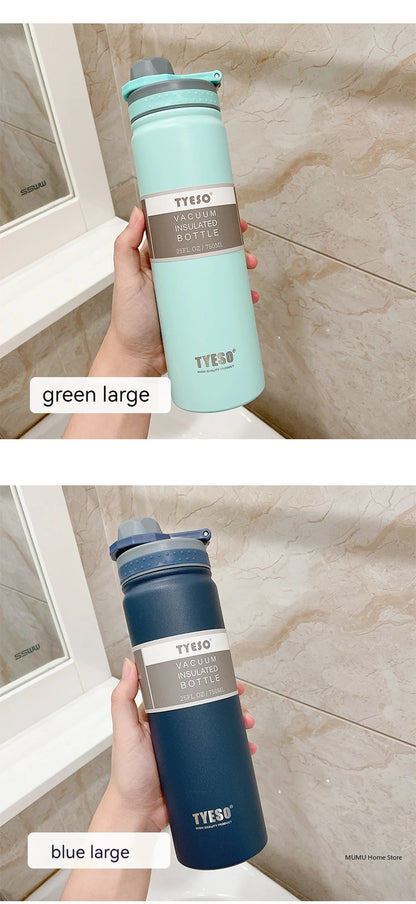 TYESO Stainless Steel Vaccum Flask Thermos | Travel Mug