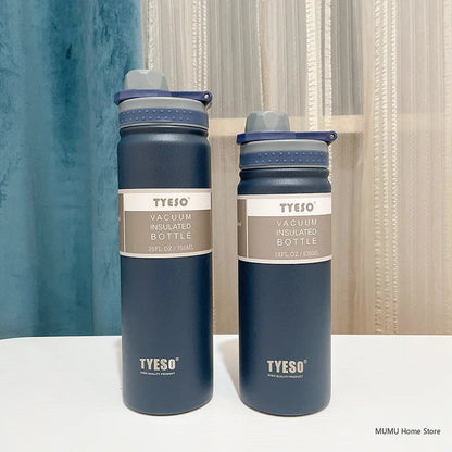 TYESO Stainless Steel Vaccum Flask Thermos | Travel Mug