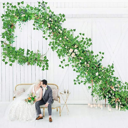 Artificial Ivy Garland | Fake Vines | Home & Wedding Decor | 6pcs