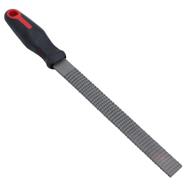 Marksman 8" Flat Wood Rasp File – Non-Slip Rubber Grip Woodworking Tool (MPN 56051C)
