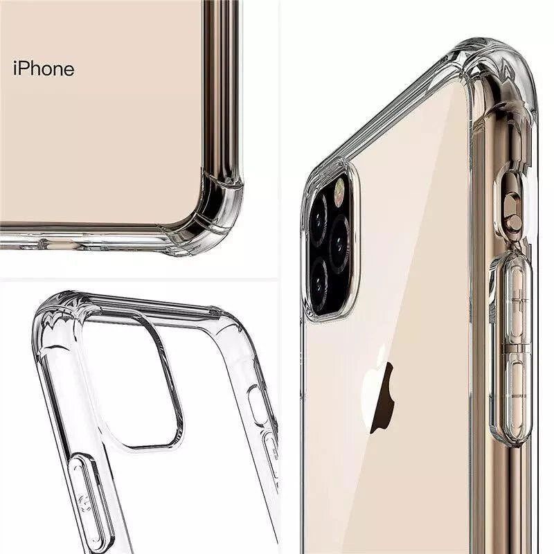 Transparent Anti-Shock Clear Case for iPhone