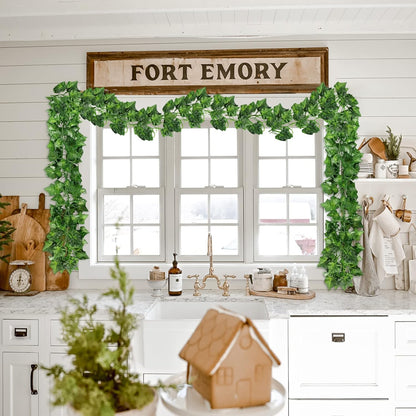 Artificial Ivy Garland | Fake Vines | Home & Wedding Decor | 6pcs